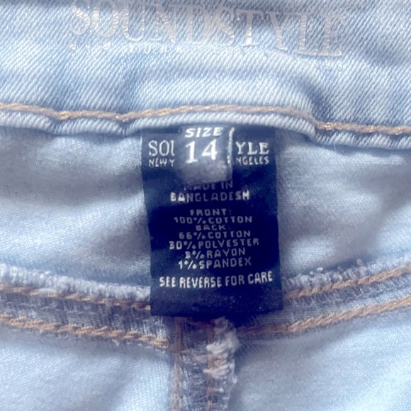 Sound style Jamie short easy fit- light wash rigid front size 14 hard to find.. - Picture 8 of 10